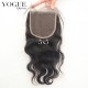 5x5 Body Wave Lace Closure,Brazilian Virgin Human Hair Pieces with Baby Hair